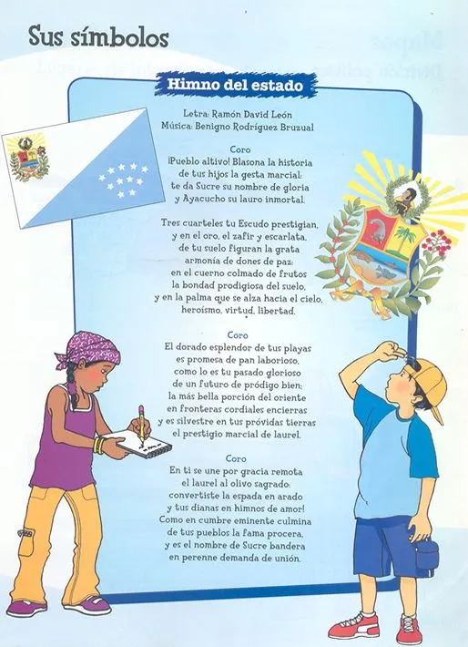 MAESTRA NEILA: SIMBOLOS DEL ESTADO SUCRE Y RECICLAJE: OBRAS DE TEATROS