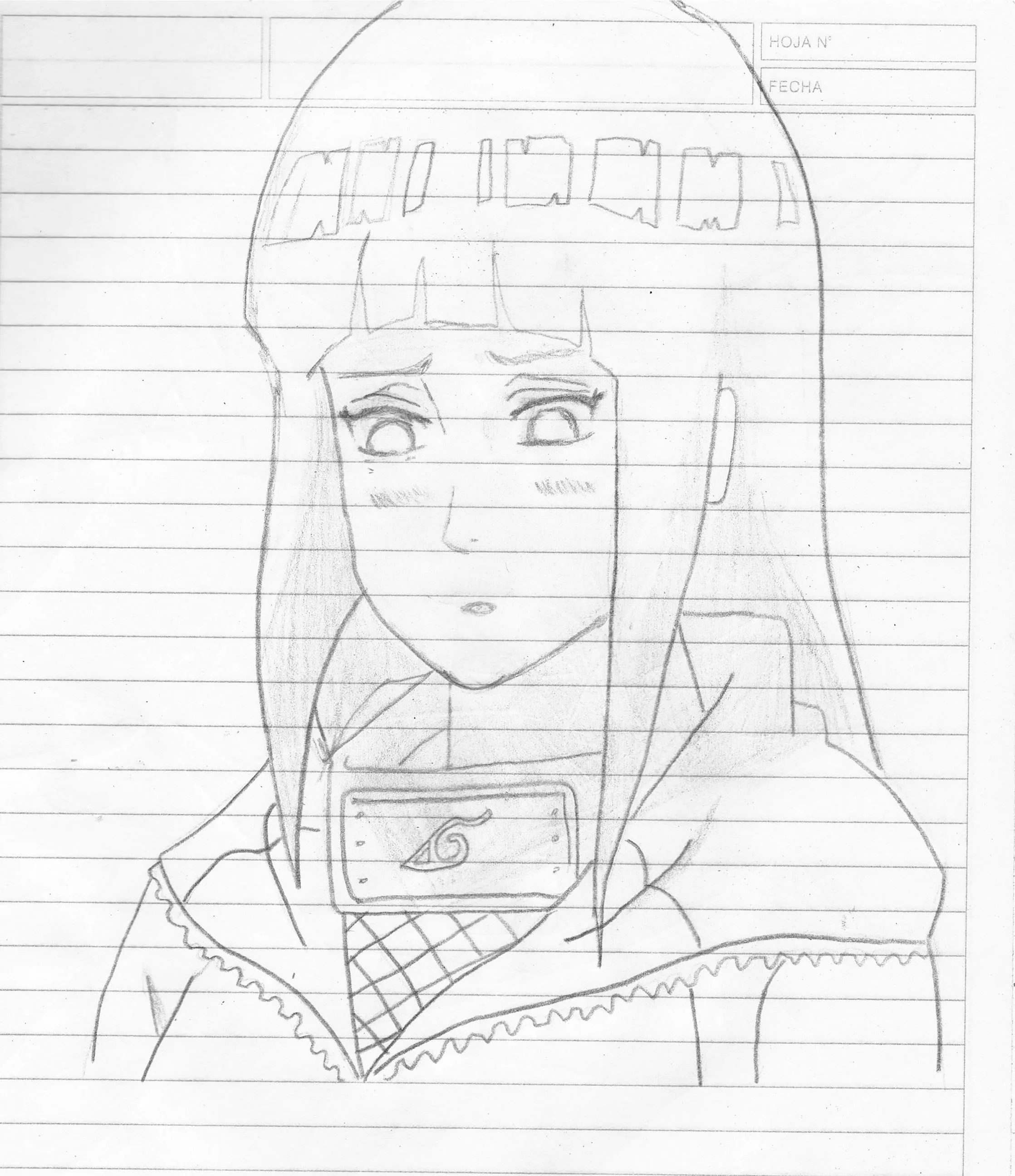 Hinata Hyuga - Sketch by nachomaan on deviantART