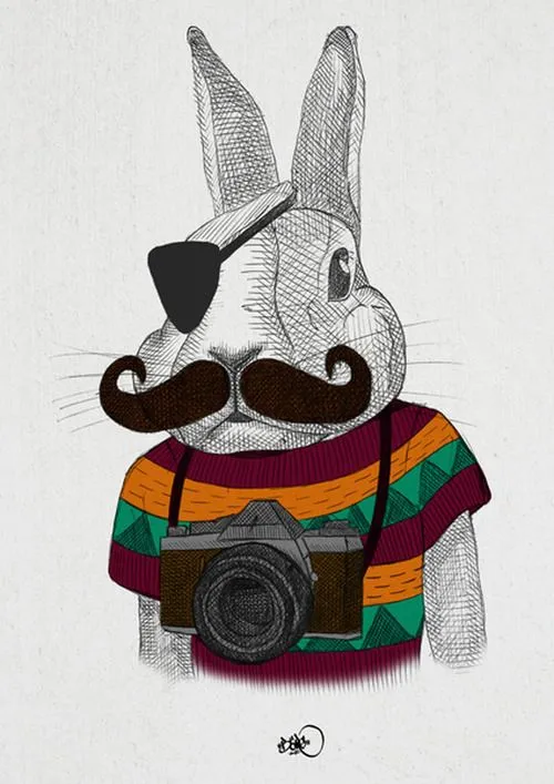 RAWZ — Hipster animal illustration series by Börg.