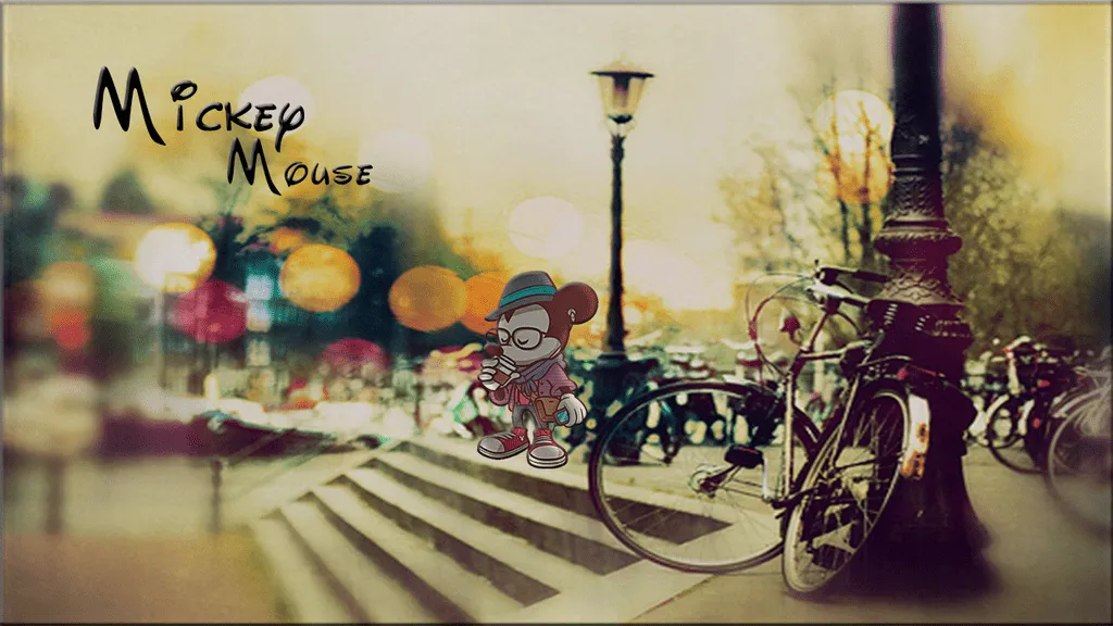 Hipster Mickey Mouse Wallpaper (made by me) by xSofiaAlexandra on ...