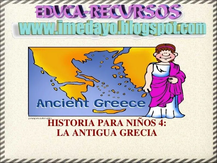 HISTORIA DE LA ANTIGUA GRECIA PARA NIÑOS