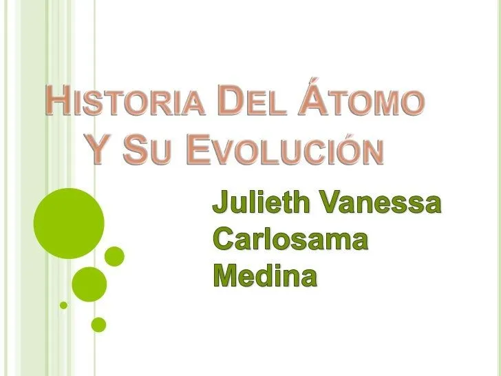 Historia del átomo y su evolución