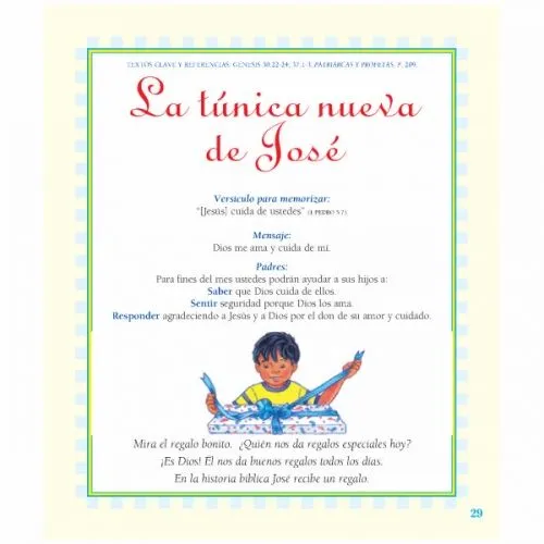 Documento Historia para niños . La tunica nueva de Jose. - grupos ...