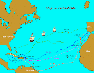 HISTORIA: Los 4 Viajes de Colón