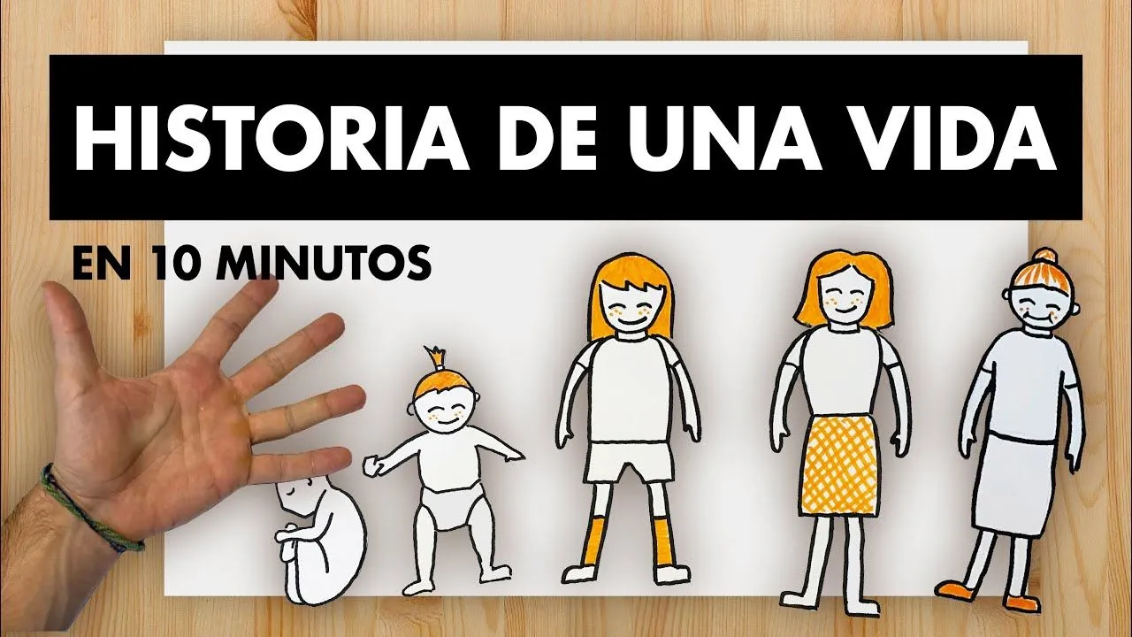 HISTORIA DE UNA VIDA (DESARROLLO HUMANO) EN 10 MINUTOS - YouTube