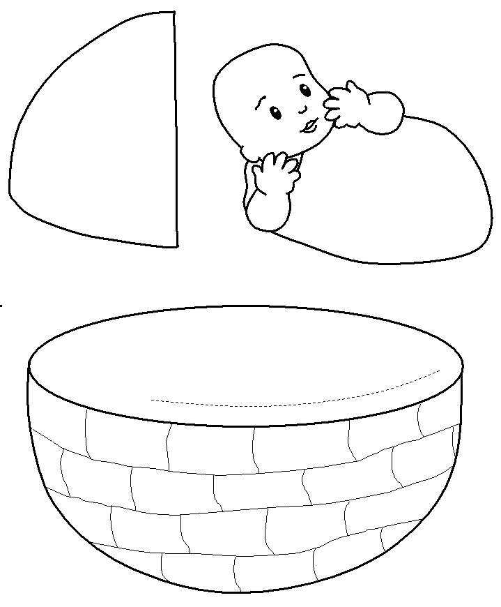 Historias Biblicas para Colorear: El Bebé Moisés ~ Mi vida sin ...
