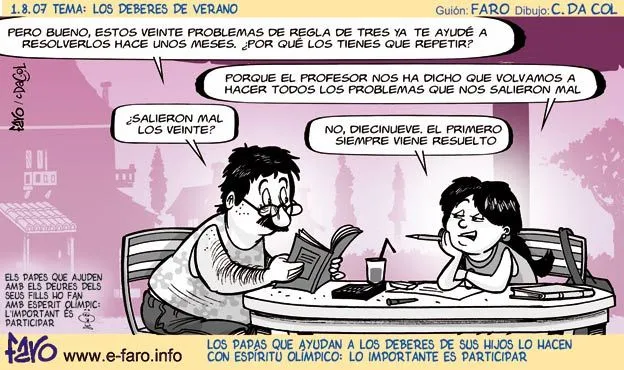 Historias de un maestro cualquiera: Los deberes