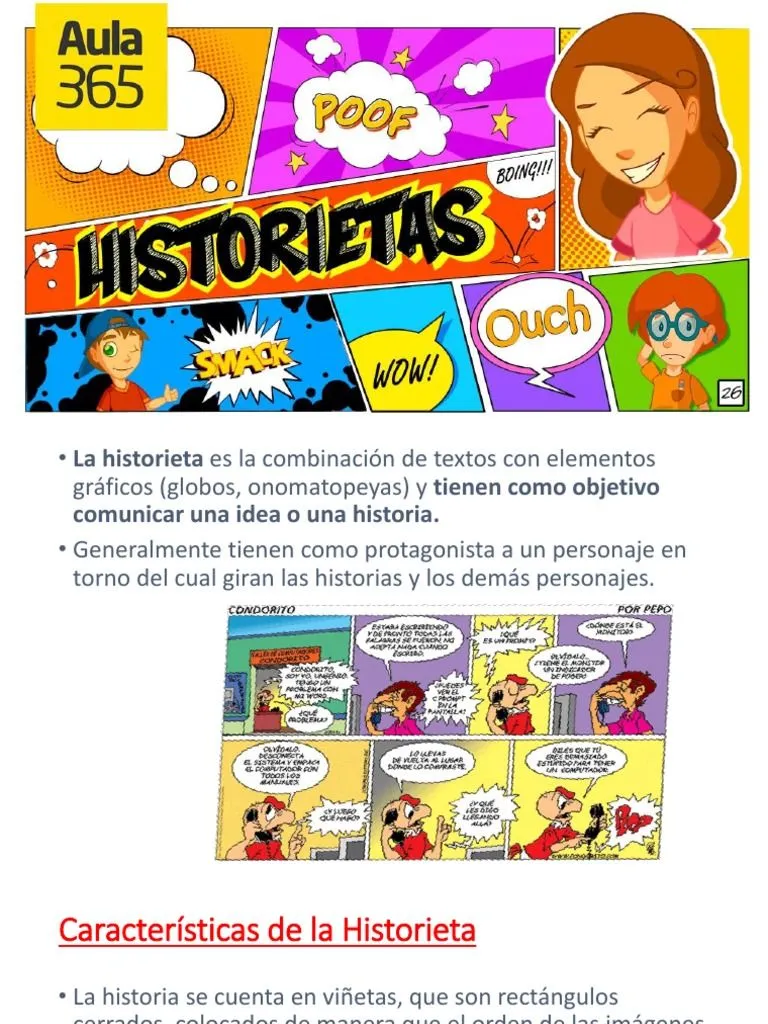 Las Historietas o Cómic | PDF | Cómics | Dibujos animados