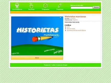 Historietas marcianas - Biblioteca Escolar Digital