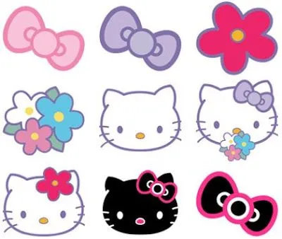 Hobbies de Lya: Iconos de Hello kitty