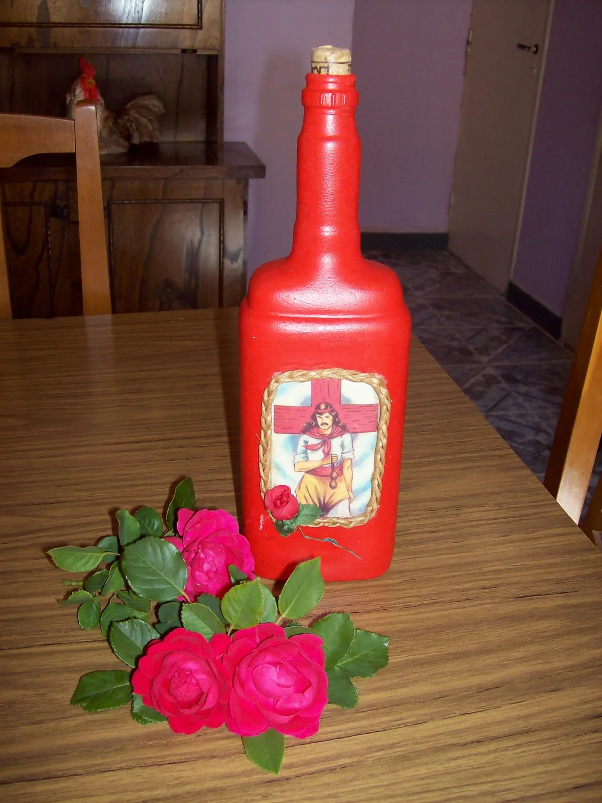 Un hogar...Un amor...Un milagro...: Botellas decoradas