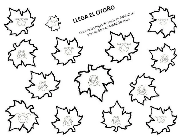 PEQUES Y PECAS...: HOJAS DE OTOÑO.