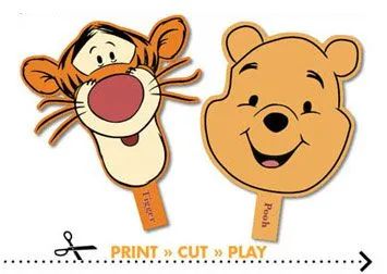  ... hojas de actividades y máscaras de WINNIE THE POOH para imprimir