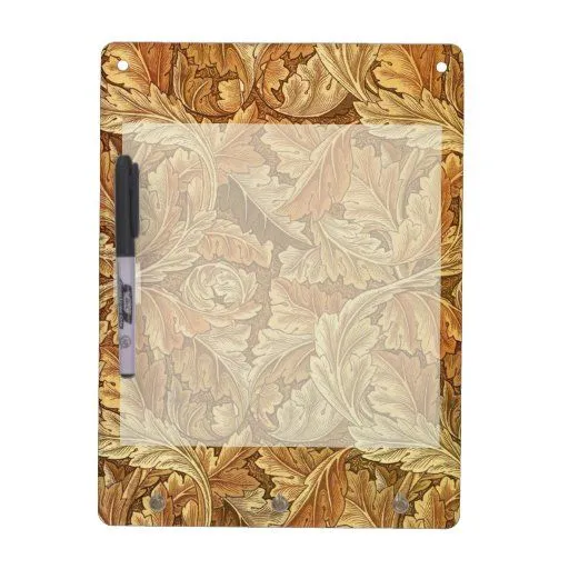 Hojas antiguas del papel pintado - Acanthus Tablero Blanco de Zazzle.