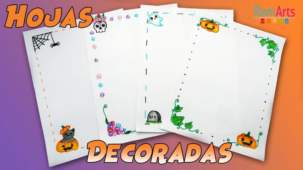 Hojas Decoradas / Bordes - 