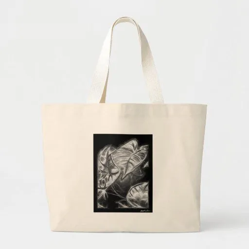 Hojas diseñadas 1 plástico de Solarized Bolsa Lienzo de Zazzle.