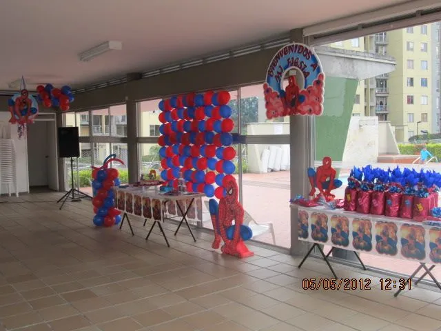 HOMBRE ARAÑA - SPIDERMAN DECORACION FIESTAS INFANTILES 2 |Fiestas ...