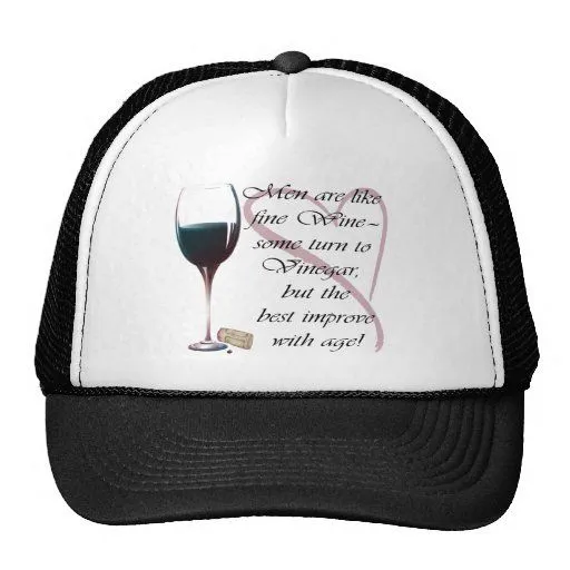 Los hombres son como los regalos chistosos del vin gorros de Zazzle.