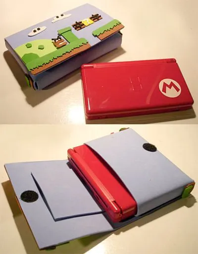 Homemade Super Mario Bros.-themed case, crafted... - Tiny ...