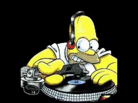 Homer Simpson Greet @ Dj P.L.U.R. Homero Simpson Saluda @ Dj ...