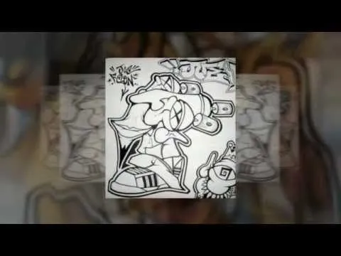 homies & skullz RICO1 tattoo graffiti flash art - YouTube