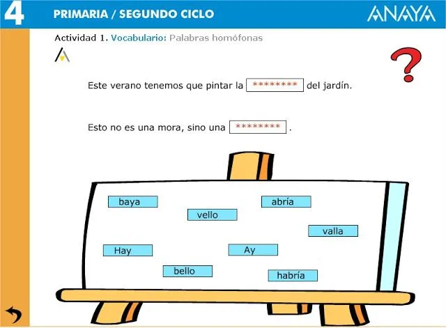 HOMÓNIMAS | JUGANDO Y APRENDIENDO