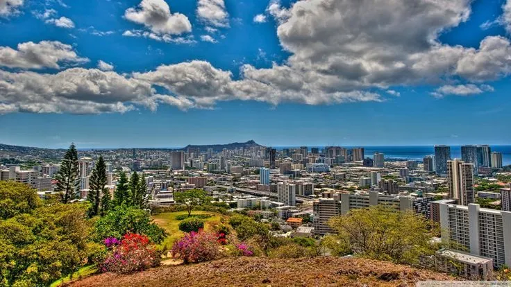 Honolulu Hawaii Wallpaper | HD Panoramic View Of Honolulu Hawaii ...