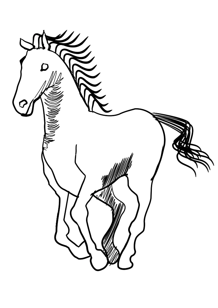 horse made with inkscape by hul78 on DeviantArt