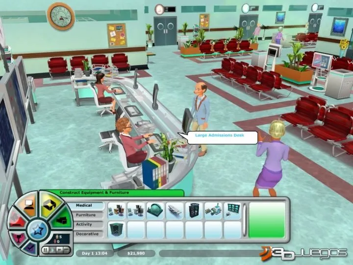 Hospital Tycoon - Imágenes juego PC - 3DJuegos