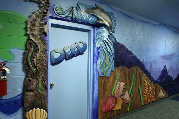 Hot Wire Foam Factory - Water Scene Wall Mural