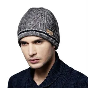 Hotselling hombres gorro de lana, gorro de punto sombrero tapa de ...