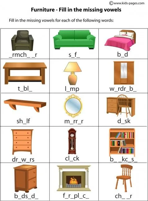 House: SPL on Pinterest | Worksheets, Home Appliances and Esl