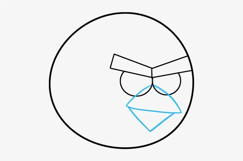 How To Draw Angry Birds - Figuras Geometricas Para Armar Esfera - 680x678  PNG Download - PNGkit