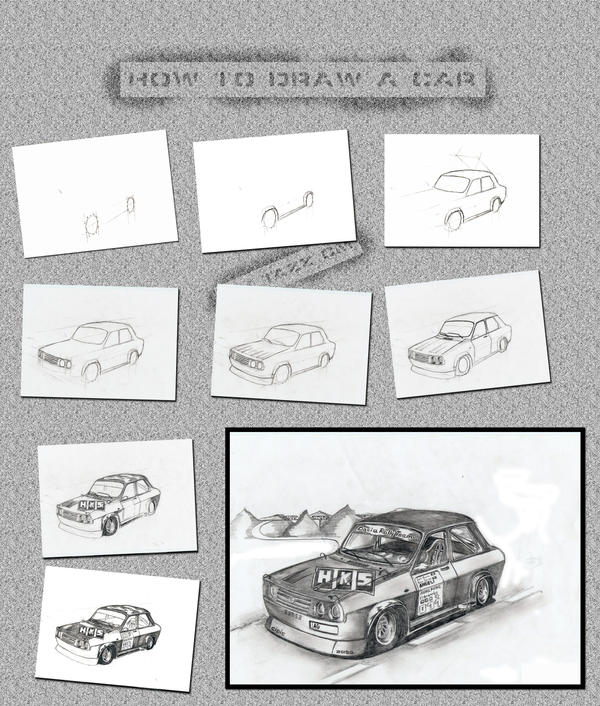 How to draw a car by TaZZCM on deviantART