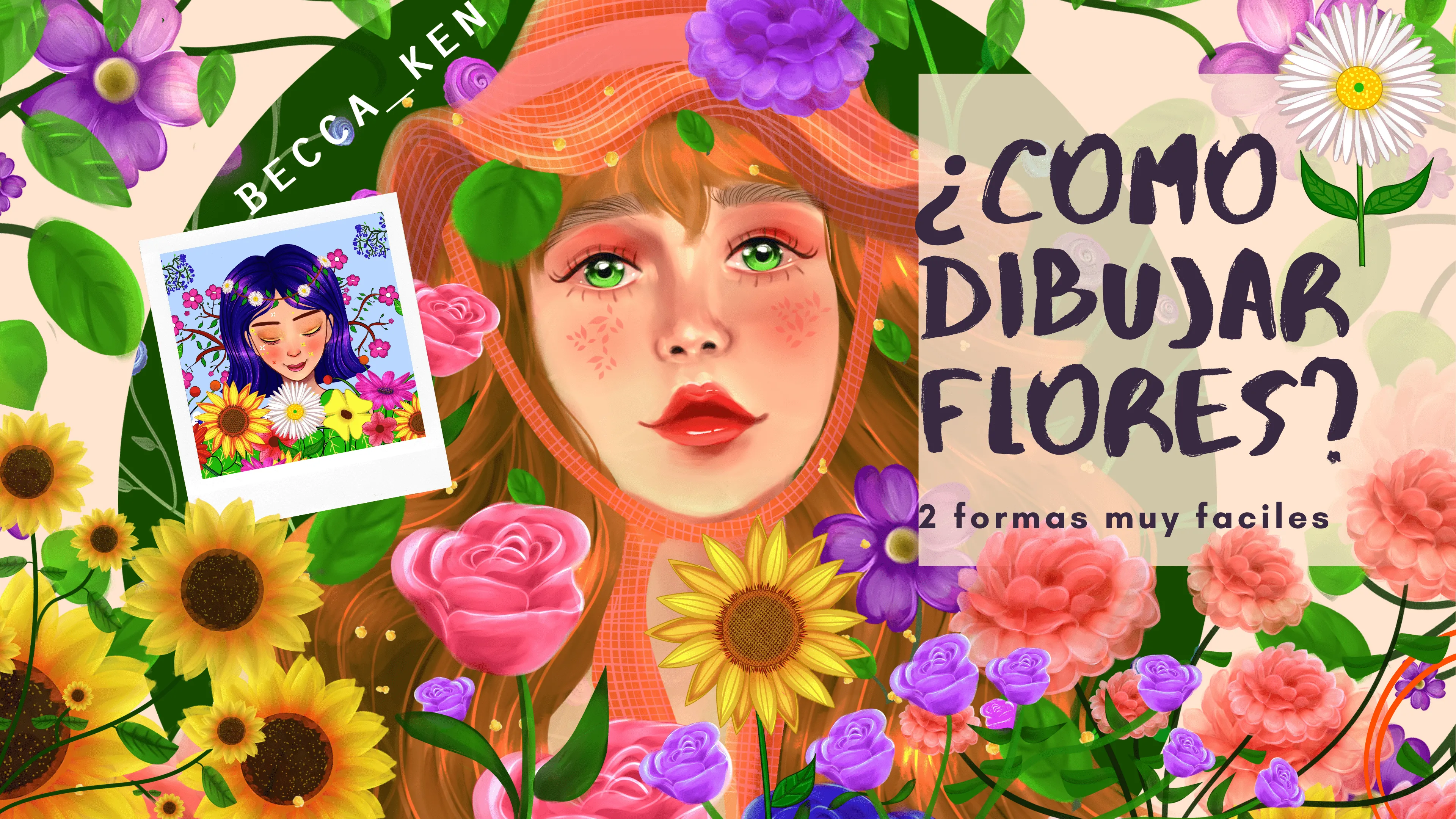 How to draw flowers? 2 very easy ways. by becca_ken - Make better art |  CLIP STUDIO TIPS