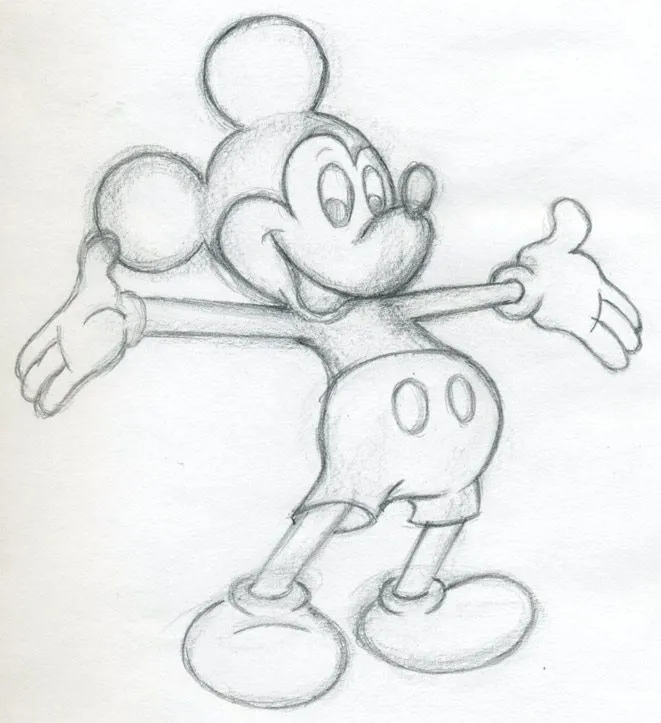 How To Draw Mickey Mouse