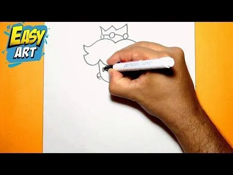 how to draw princess | como dibujar a la princesa de mario bros ...