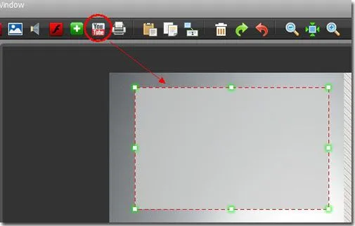 How to embed YouTobe video into flash flipping book - Page-