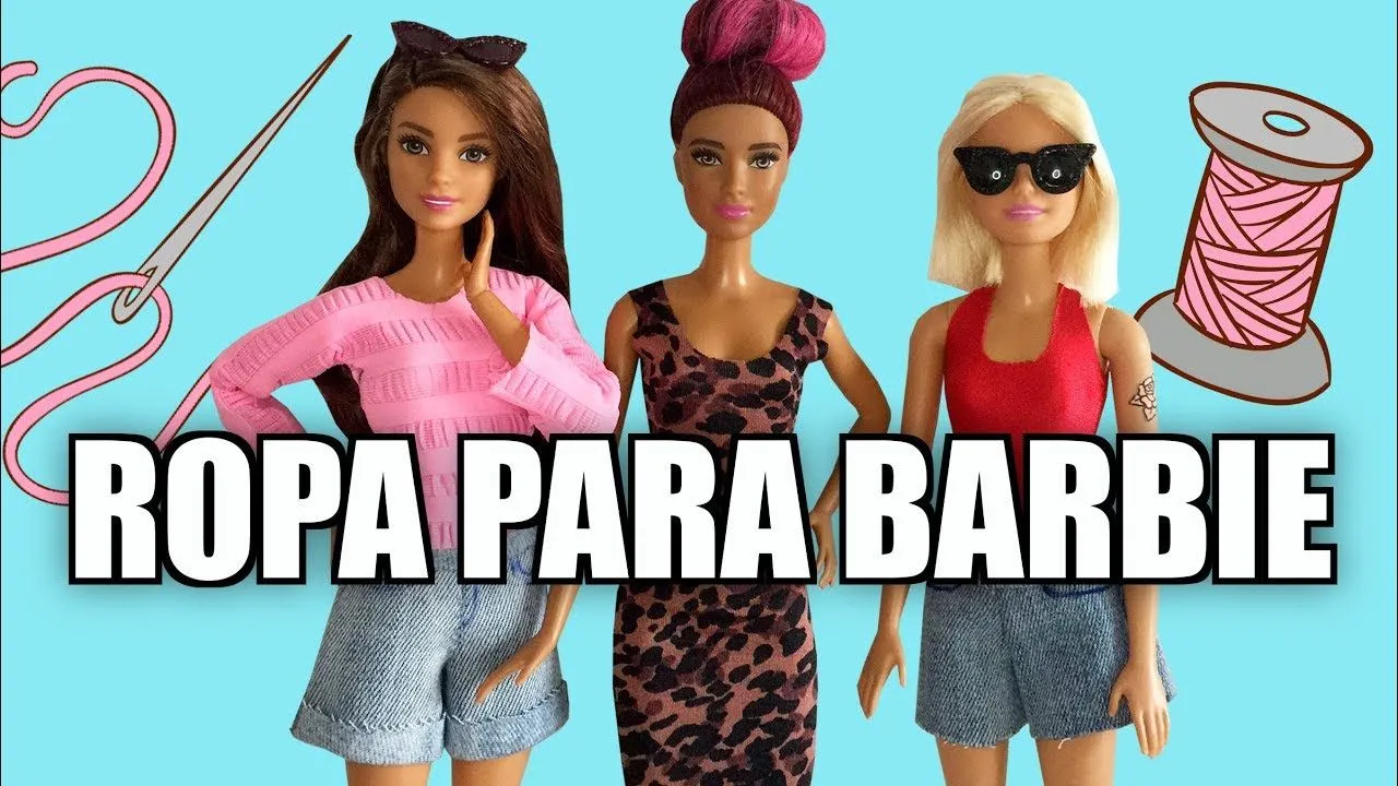 How to make clothes for Barbie. Sewing! Part 1 - YouTube