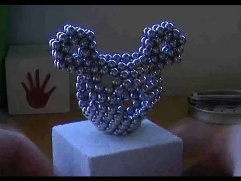 How to make a Mickey Mouse with ball magnets // Como hacer un ...