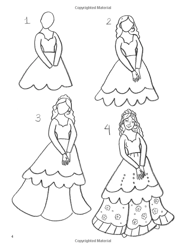 How to Pencil Draw Princesses and Other Fairy Tale Pictures ...