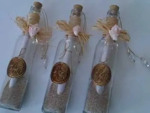 Invitación para boda en botellas - Imagui