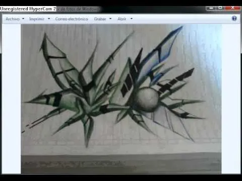 Graffiti 3D en papel - Imagui