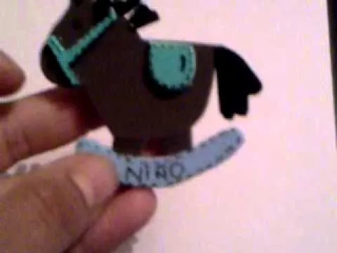 Caballito para baby shower - YouTube