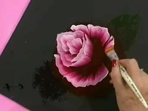 Como pintar una rosa al oleo - Pinceladas - Silvia Mongelos ...