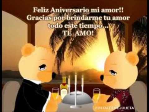 Feliz Aniversario seis meses mi Amor - YouTube