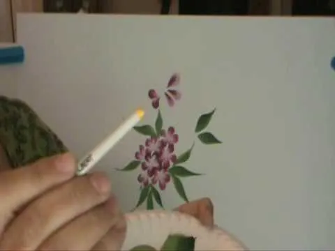 Disfruta pintando flores 3 b - YouTube