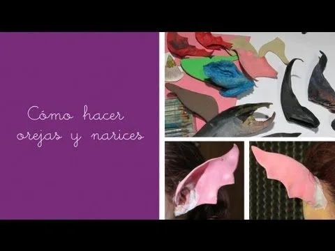 Como hacer orejas y narices para tu disfraz - YouTube