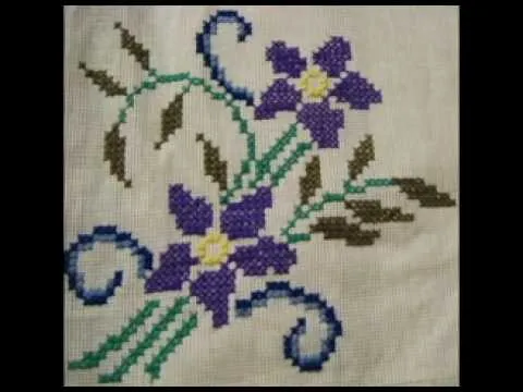 Punto de Cruz 1 - YouTube