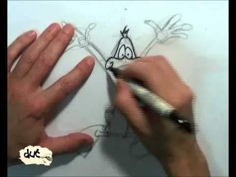 como dibujar al pato lucas - YouTube